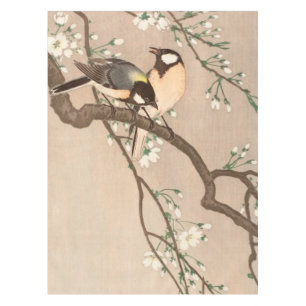 Nappe Mésange japonaise asiatique Ohara Koson Oiseau Cha