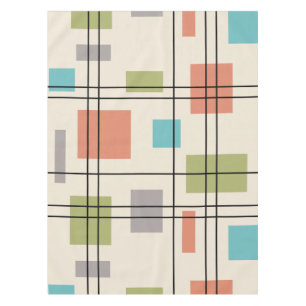 Nappe Mi-siècle moderne géométrique 3