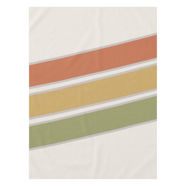 Nappe Mi-Siècle Moderne Trois Grandes (Devant)