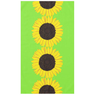 Nappe mignonne d'anniversaire de tournesol