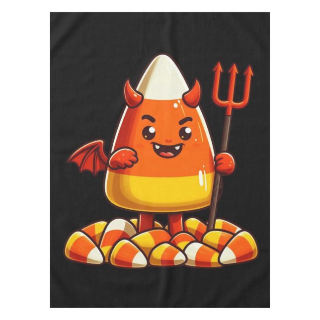 Nappe Mignonne Halloween monstre de maïs bonbon (Devant)