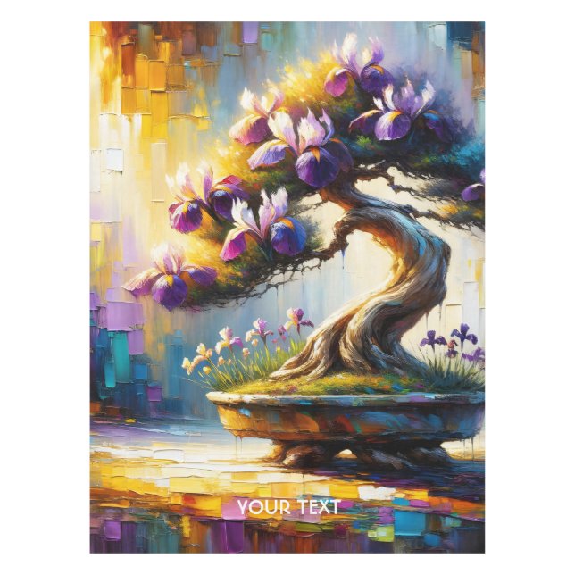 Nappe Mini arbre violet mou Imaginaire (Devant)