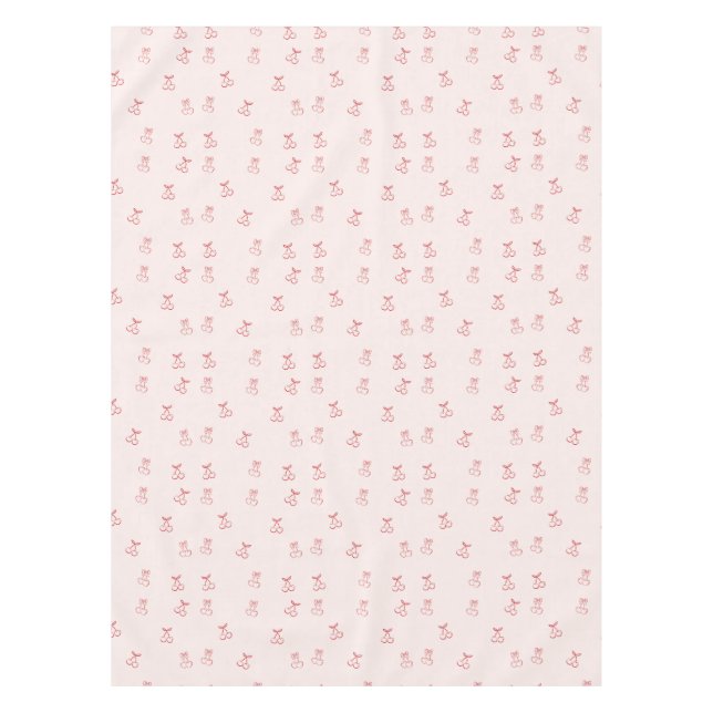 Nappe Minimalisme de contour de cerise (Devant)