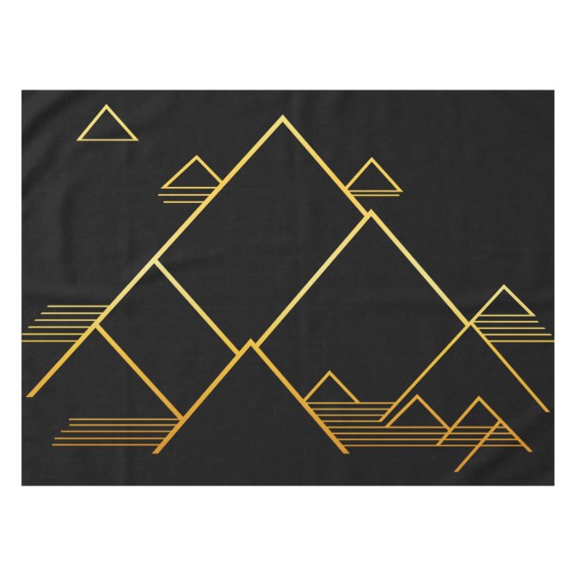 Nappe Minimalisme du sommet de montagne (Devant (Horizontal))