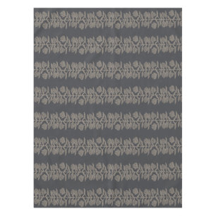 Nappe Minimaliste botanique floral charbon noir lunatiqu