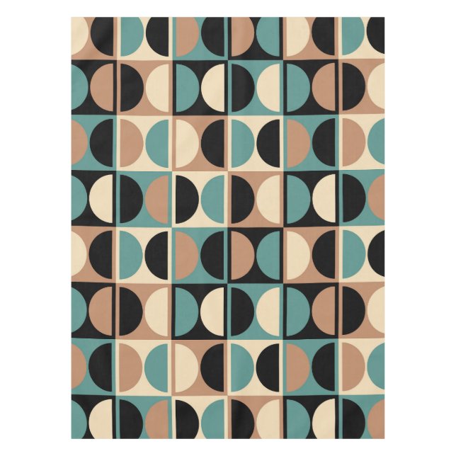 Nappe Modèle abstrait géométrique moderne du milieu du s (Devant)