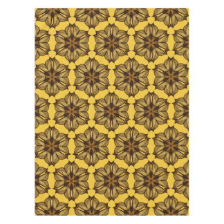 Nappe Modèle Abstrait Jaune
