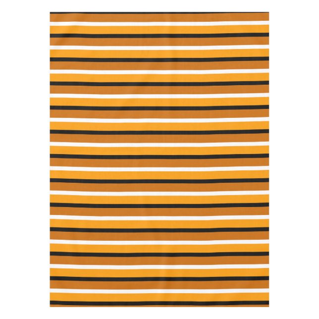 Nappe Modèle de bande orange brun (Devant)