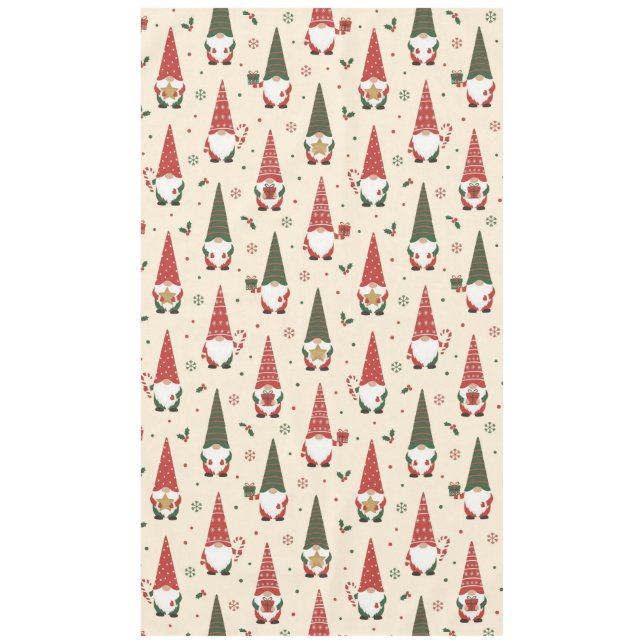 Nappe Modèle de fête de gnome de Noël (Devant)