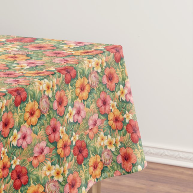 Nappe Modèle de fleurs décoratives Hawaï aloha (In Situ)