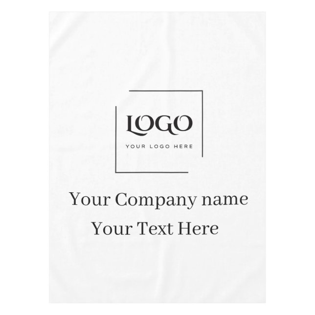 Nappe Modèle de logo personnalisé élégant (Devant)