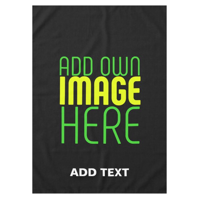 NAPPE MODÈLE DE TEXTE D'IMAGE NOIRE SIMPLE ET MODERNE (Devant)