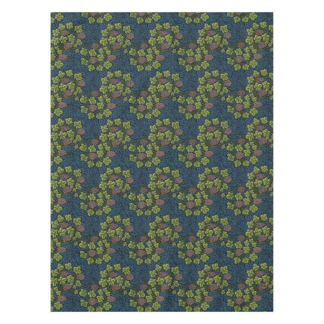 Nappe Modèle de vigne de raisin noir sans couture de Wil (Devant)