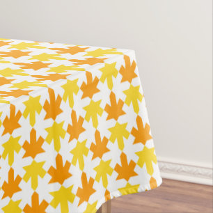 Nappe Modèle floral Abstrait dans les couleurs d'Hallowe