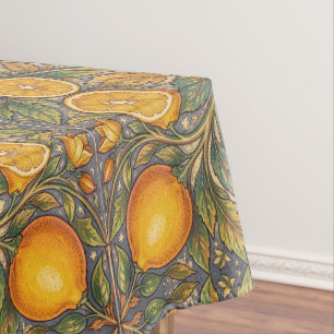 Nappe Modèle floral de citron vintage de William Morris