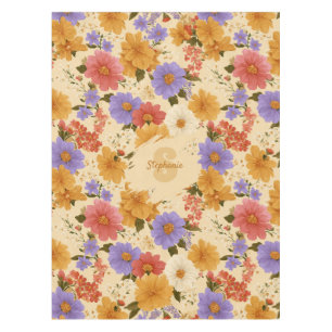 Nappe Modèle floral de marguerite vintage (2)