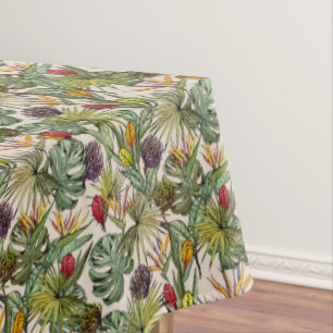 Nappe Modèle floral tropical