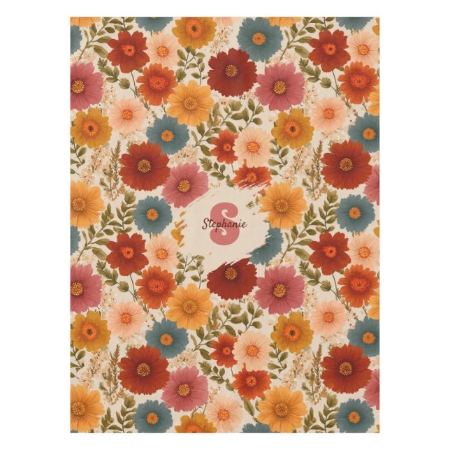 Nappe Modèle floral vintage (Devant)