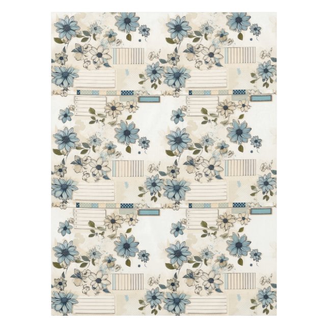 Nappe Modèle Floral vintage (Devant)