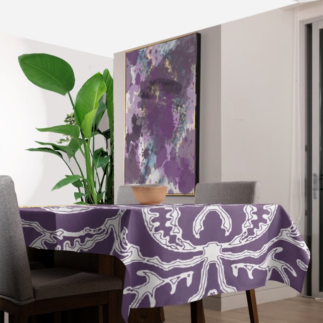 Nappe Modèle Floral Vintage pourpre (Créateur téléchargé)