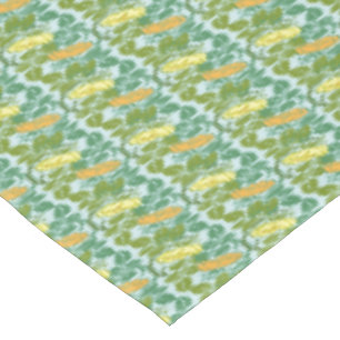 Nappe Modèle floral vintage vert et orange Buttercup