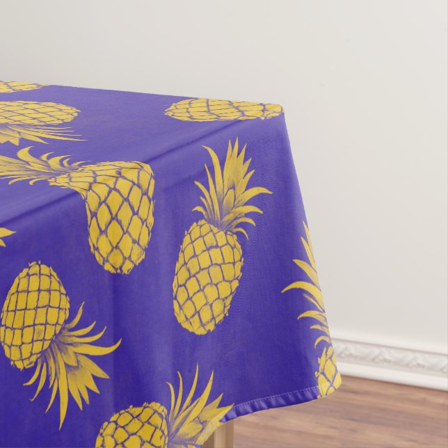 Nappe Modern Tropical Pineapple Watercolor (In Situ)