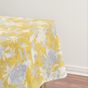 Nappe Moderne Elégante Mustard Jaune Marigold Fleurs