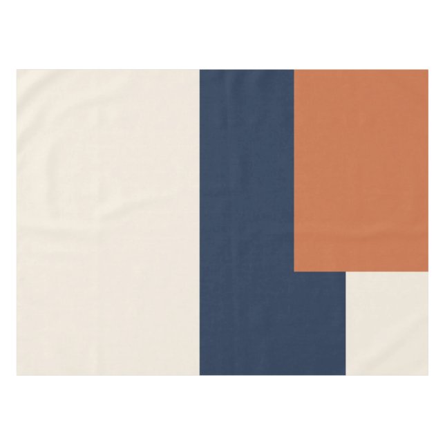 Nappe Moderne Esthétique Abstraite Bloc de Couleur (Devant (Horizontal))