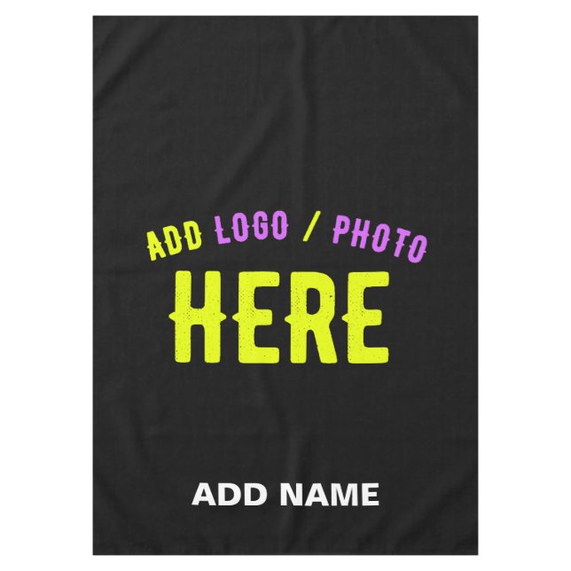 NAPPE MODERNE ET MODERNE PERSONNALISABLE NOIR VÉRIFIÉ (Devant)