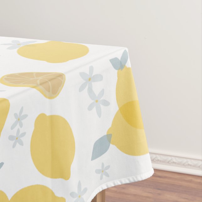 Nappe Moderne Pastel Citrus Lemons Motif (In Situ)