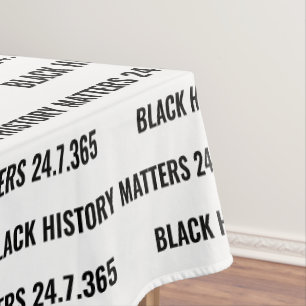 Nappe MOIS D'HISTOIRE NOIRE Personnalisé