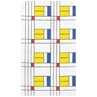 Nappe Mondrian II Design d'Art Moderne Minimaliste De St