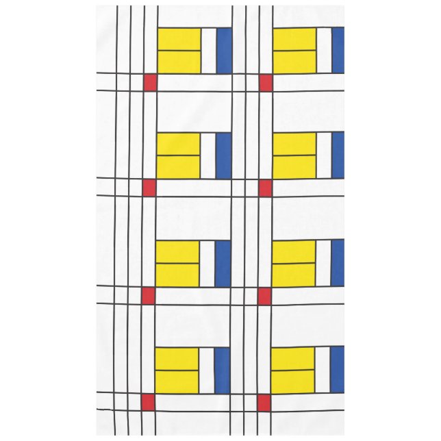Nappe Mondrian II Minimum De Stijl Modern Art Design (Devant)