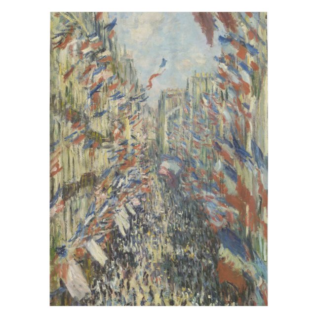 Nappe Monet 1878 La rue Montorgueil à Paris (Devant)
