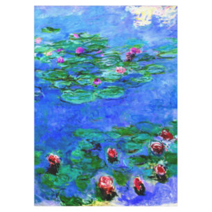 Nappe Monet - Lys d'eau (rouge)