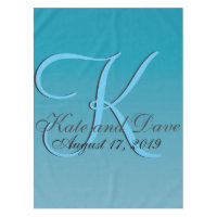 Monogramme bleu