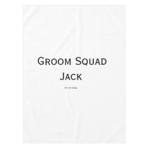 Nappe monogramme simple personnalisé ajoutez votre nom m
