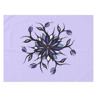 Nappe Monstres Et Dents De Mandala Floral Gothique