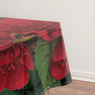 Nappe Moody Florals Noir & Bourgogne Vintage