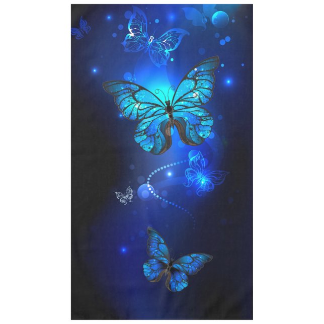 Nappe Morpho Butterfly in the Dark Background (Devant)