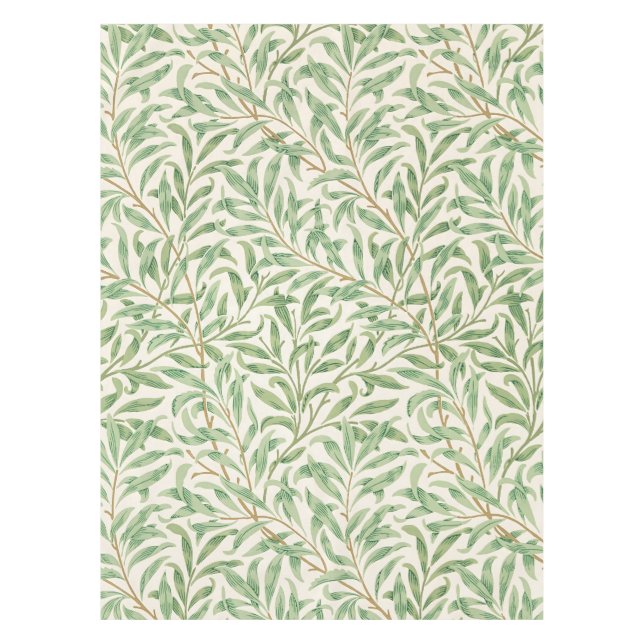 Nappe Morris - Motif feuilles et branches de saule antiq (Devant)