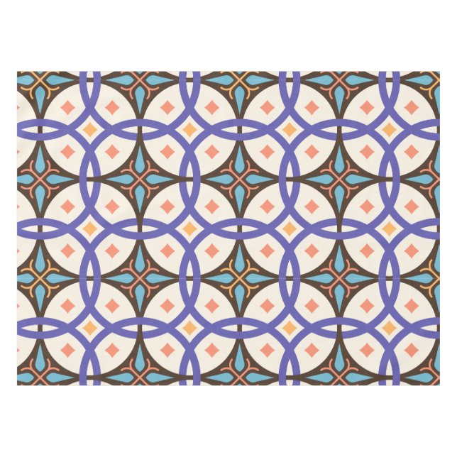 Nappe Mosaïque décorative céramique Ornate Carreaux Moti (Devant (Horizontal))