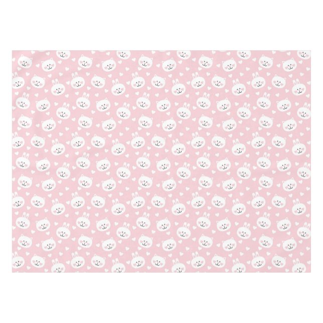 Nappe Motif 2 d'amour (Devant (Horizontal))