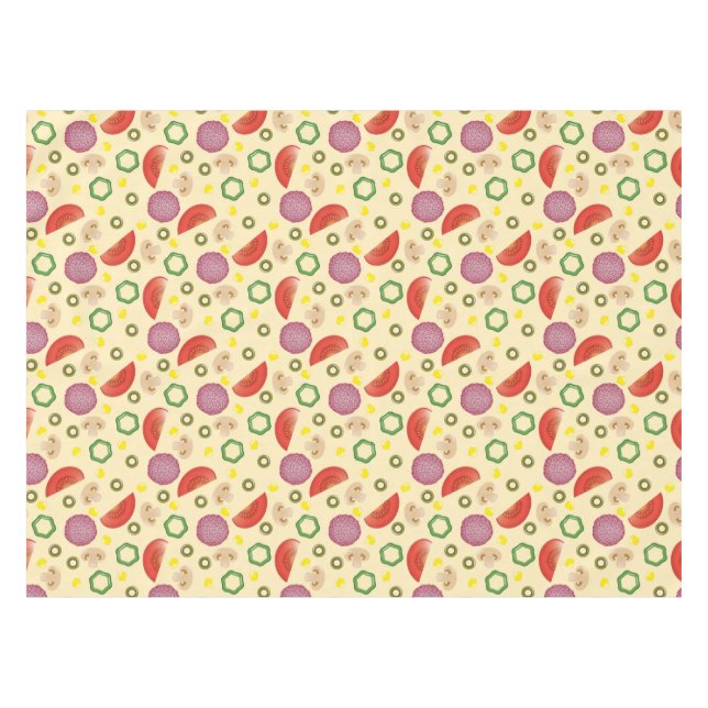Nappe Motif 2 de pizza (Devant (Horizontal))