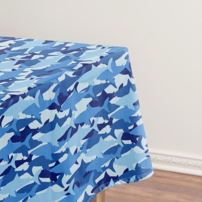 Nappe Motif 2 de requin bleu (In Situ)