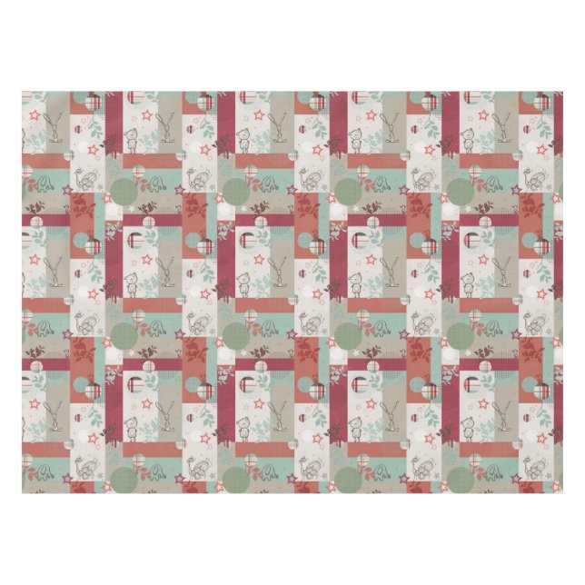 Nappe Motif 2 d'édredon de bébé (Devant (Horizontal))