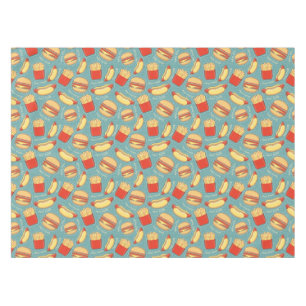 Nappe Motif 3 d'aliments de préparation rapide