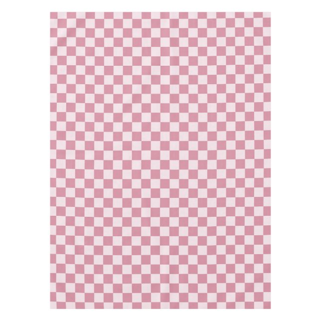 Nappe Motif à carreaux rose poussiéreux (Devant)
