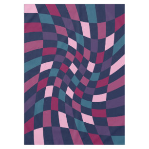 Nappe Motif À damiers rétro en gras