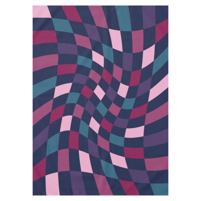 Nappe Motif À damiers rétro en gras (Devant)